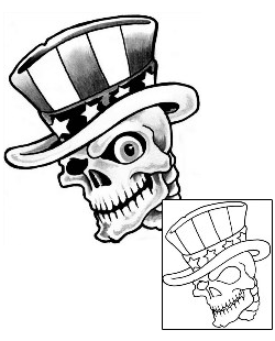 Patriotic Tattoo Horror tattoo | GUF-00249