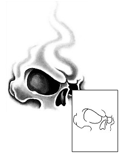 Skull Tattoo Horror tattoo | GUF-00252