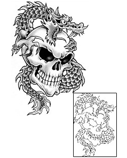 Dragon Tattoo Horror tattoo | GUF-00261