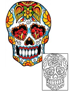 Day of the Dead Tattoo Tattoo Styles tattoo | GUF-00280