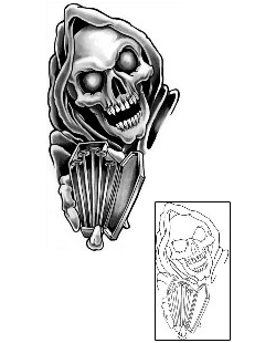 Reaper Tattoo Horror tattoo | GUF-00287