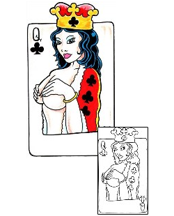 Card Tattoo Miscellaneous tattoo | GUF-00309