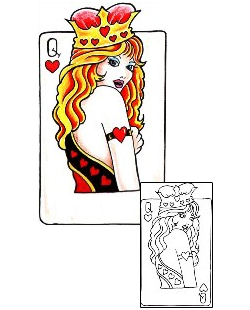 Card Tattoo Miscellaneous tattoo | GUF-00318