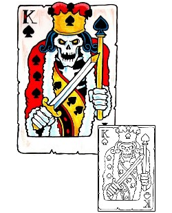 Card Tattoo Miscellaneous tattoo | GUF-00336