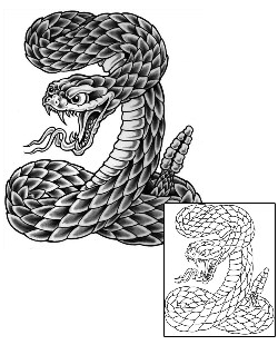 Reptile Tattoo Horror tattoo | GUF-00344
