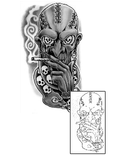 Monster Tattoo Horror tattoo | GUF-00346