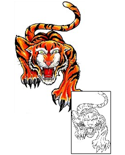 Tiger Tattoo Animal tattoo | GUF-00356