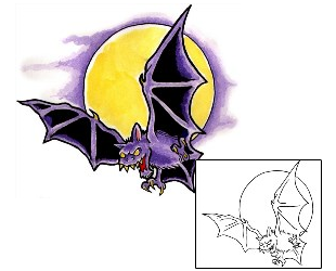 Bat Tattoo Animal tattoo | GUF-00366