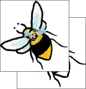 Bee Tattoo insects-bee-tattoos-grumpy-guf-00371