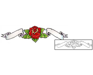 Rose Tattoo Plant Life tattoo | GUF-00385
