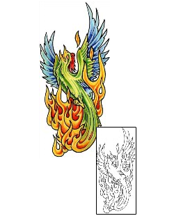 Fire – Flames Tattoo Miscellaneous tattoo | GUF-00396