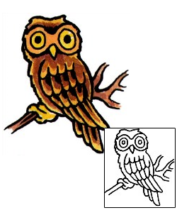 Owl Tattoo Animal tattoo | GUF-00403