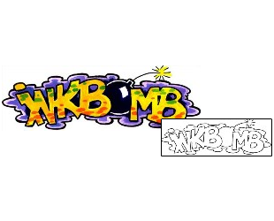 Picture of Ink bomb Graffiti Tattoo