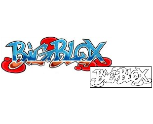 Picture of Big Blox Graffiti Tattoo