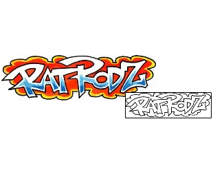 Lettering Tattoo Rat Rodz Graffiti Tattoo