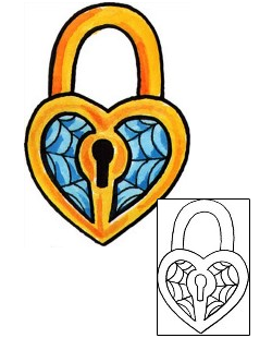 Lock & Key Tattoo Tattoo Styles tattoo | GUF-00462