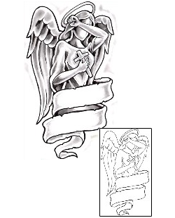 Banner Tattoo Religious & Spiritual tattoo | GUF-00506