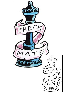 Picture of Check Mate Chess Tattoo