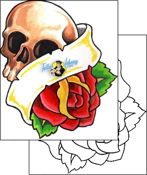 Skull Tattoo horror-skull-tattoos-grumpy-guf-00542