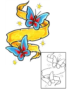 Butterfly Tattoo Miscellaneous tattoo | GUF-00545