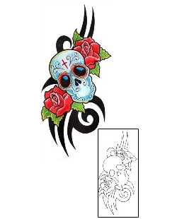 Day of the Dead Tattoo Plant Life tattoo | GUF-00609