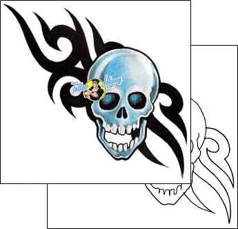 Skull Tattoo horror-skull-tattoos-grumpy-guf-00614