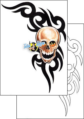 Skull Tattoo horror-skull-tattoos-grumpy-guf-00616