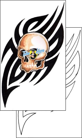 Skull Tattoo horror-skull-tattoos-grumpy-guf-00618