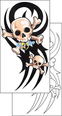 Skull Tattoo horror-skull-tattoos-grumpy-guf-00619