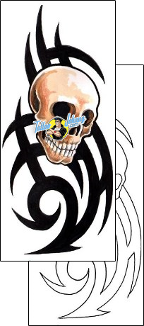 Skull Tattoo horror-skull-tattoos-grumpy-guf-00620