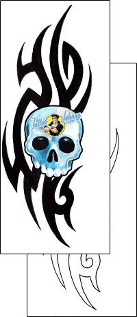 Skull Tattoo horror-skull-tattoos-grumpy-guf-00621