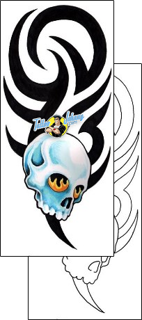 Skull Tattoo horror-skull-tattoos-grumpy-guf-00624