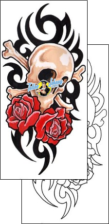 Skull Tattoo horror-skull-tattoos-grumpy-guf-00627