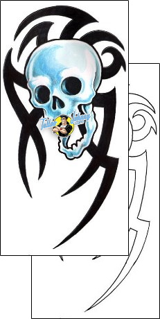 Skull Tattoo horror-skull-tattoos-grumpy-guf-00630