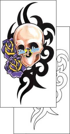 Skull Tattoo horror-skull-tattoos-grumpy-guf-00632