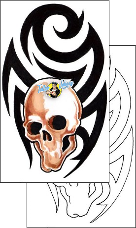 Skull Tattoo horror-skull-tattoos-grumpy-guf-00646