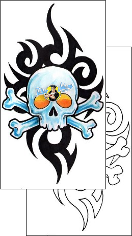 Skull Tattoo horror-skull-tattoos-grumpy-guf-00649