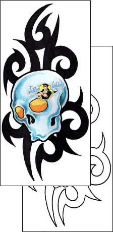 Skull Tattoo horror-skull-tattoos-grumpy-guf-00656