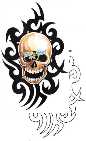 Skull Tattoo horror-skull-tattoos-grumpy-guf-00662