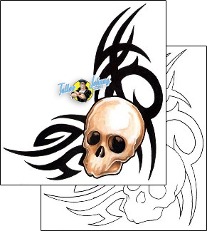 Skull Tattoo horror-skull-tattoos-grumpy-guf-00666