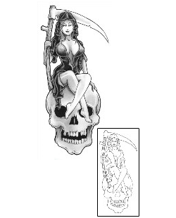 Woman Tattoo Horror tattoo | GUF-00681