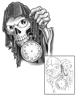 Reaper Tattoo Horror tattoo | GUF-00684