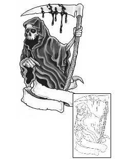 Reaper Tattoo Horror tattoo | GUF-00690