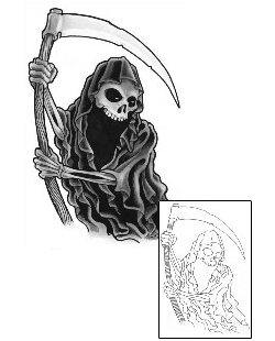 Reaper Tattoo Horror tattoo | GUF-00691