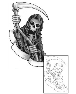 Reaper Tattoo Horror tattoo | GUF-00692