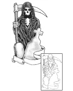 Reaper Tattoo Horror tattoo | GUF-00701