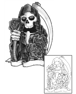 Reaper Tattoo Horror tattoo | GUF-00706