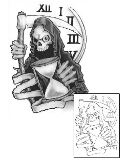 Reaper Tattoo Horror tattoo | GUF-00708