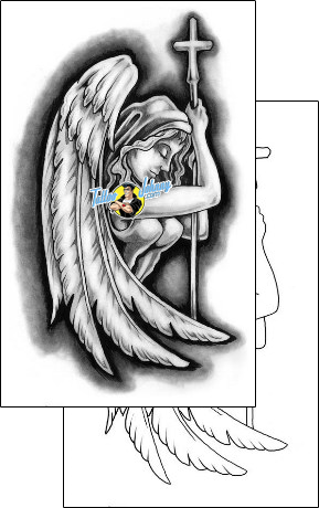 Angel Tattoo religious-and-spiritual-angel-grumpy-guf-00725