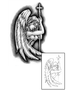 Angel Tattoo Religious & Spiritual tattoo | GUF-00725